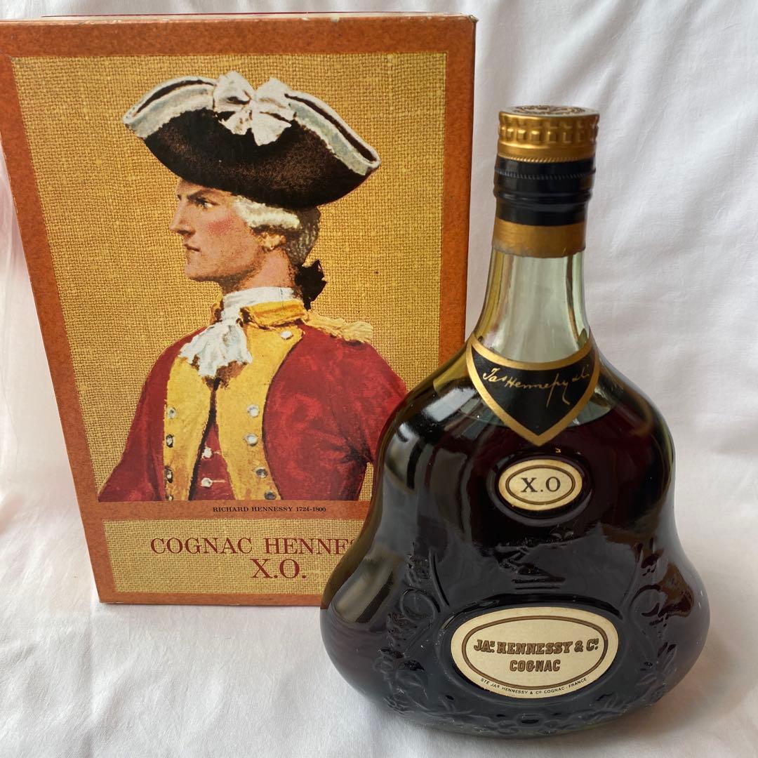 【希少・箱付】ヘネシー XO 金キャップ グリーンボトル 700ml 古酒