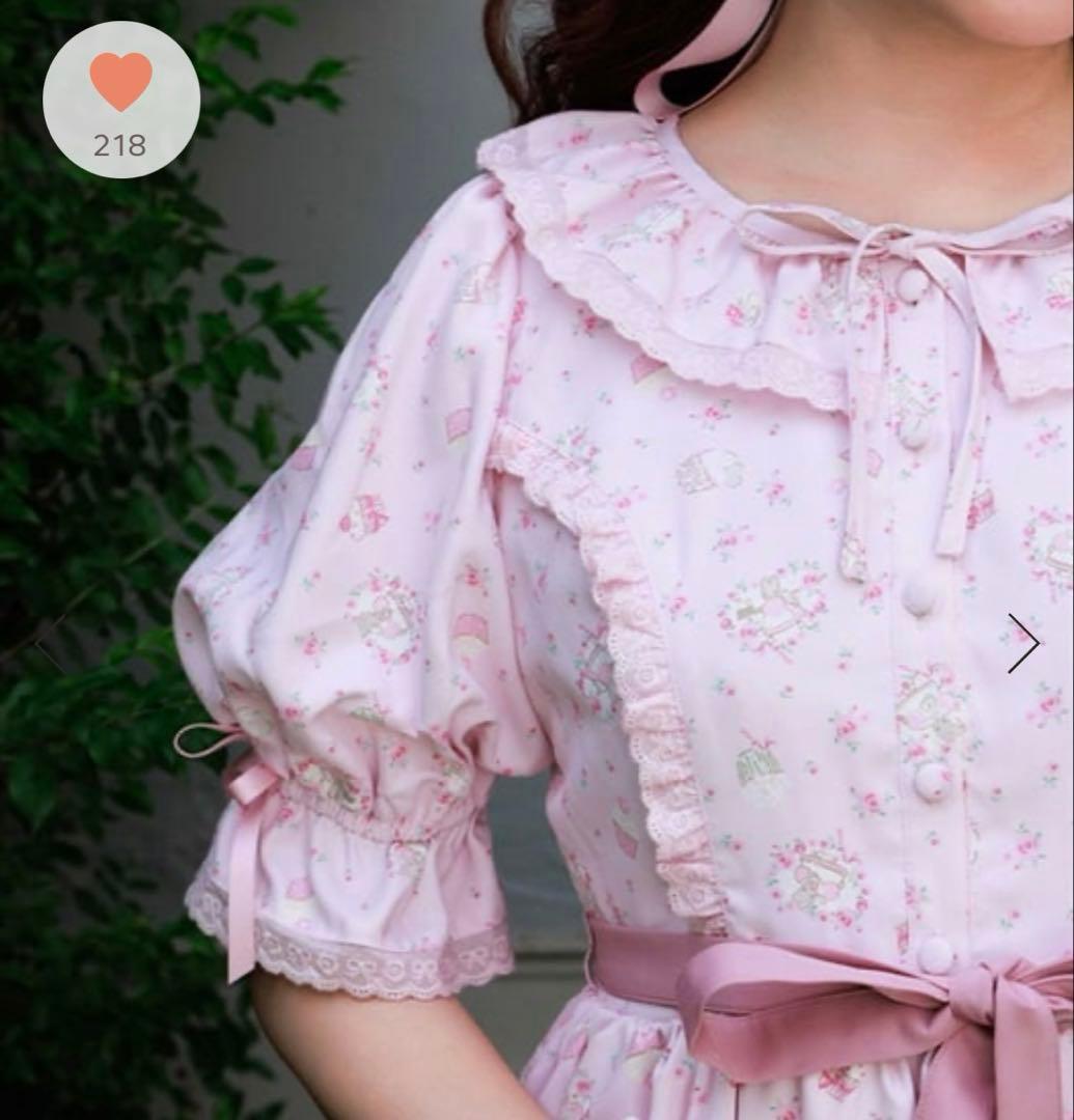 か*】様 シャルミエール マロンクリーム ワンピース ピンク