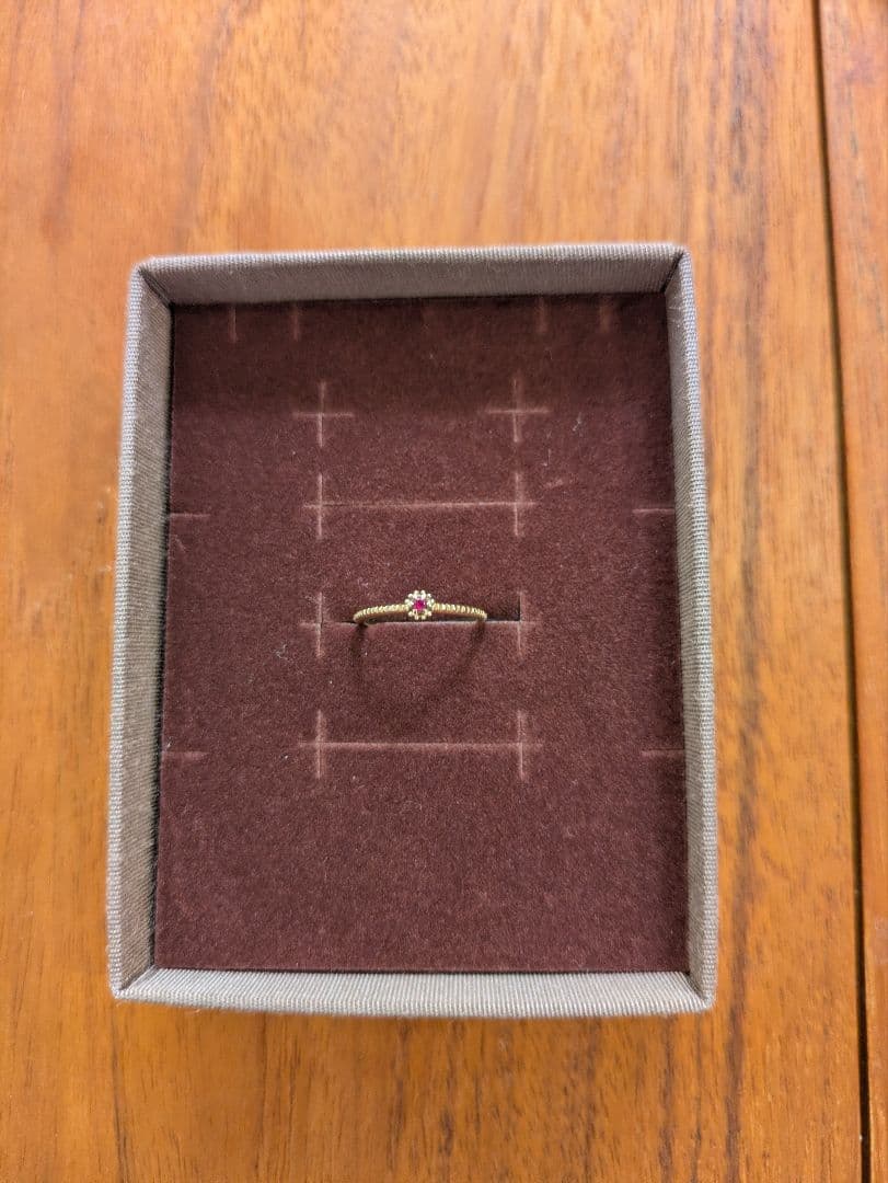 NOJESS リング ゴールド 3号 ルビー