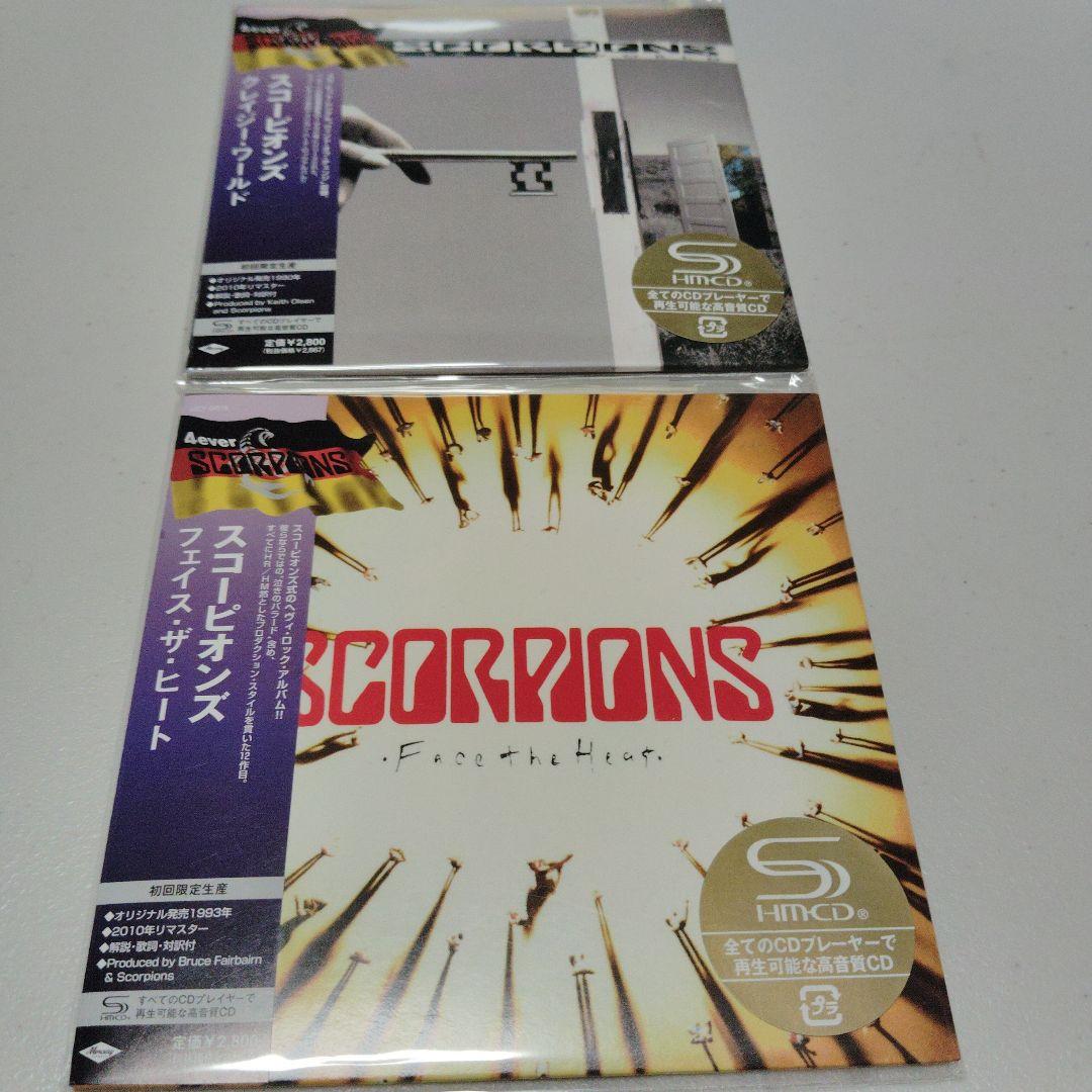 スコーピオンズ　紙ジャケ　SHM-CD フェイス・ザ・ヒート クレイジーワールド