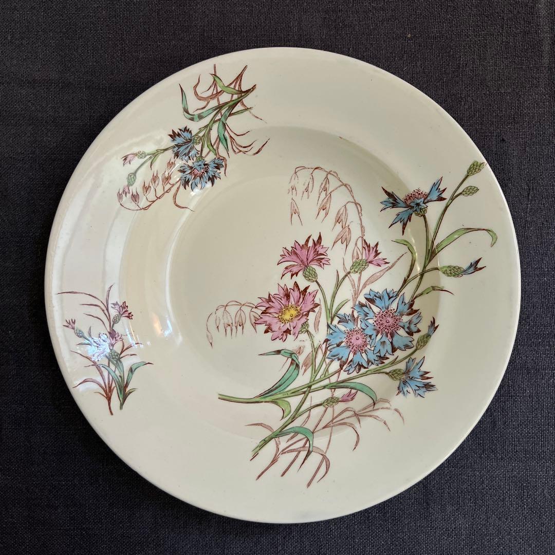 Luneville “BLEUET” 皿　矢車菊　リュビネル　フランス④