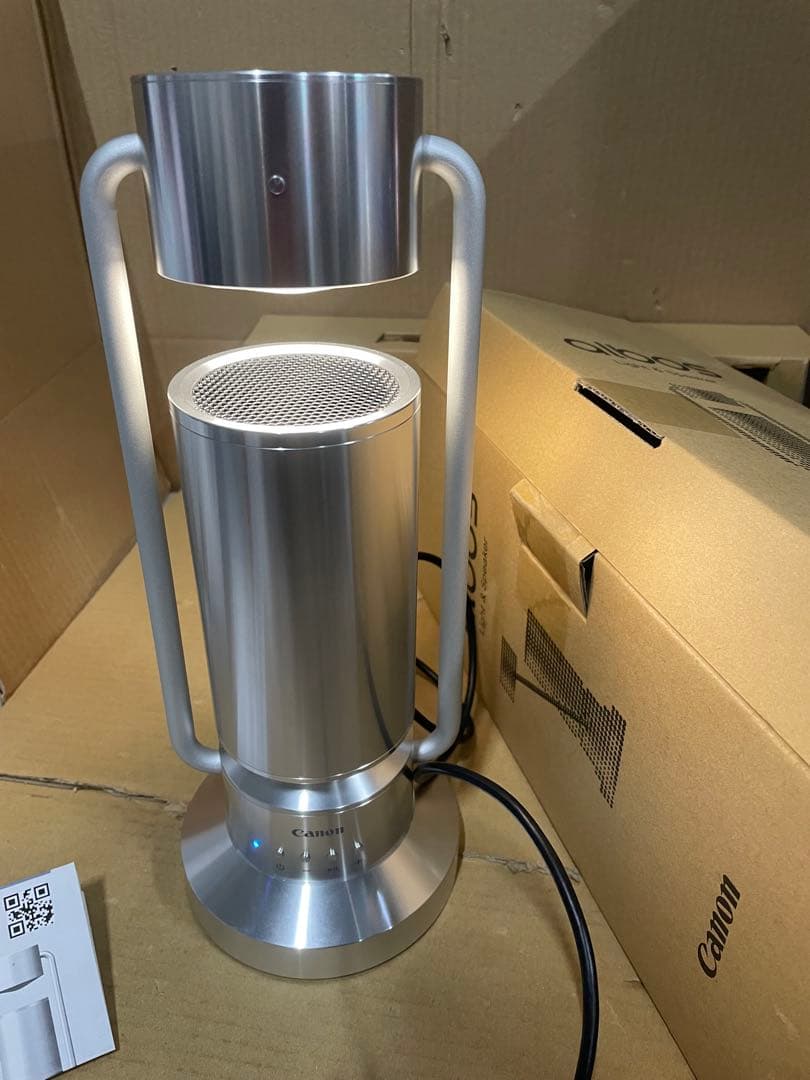 キヤノン アルボス albos ライト&スピーカー ML-A (シルバー)