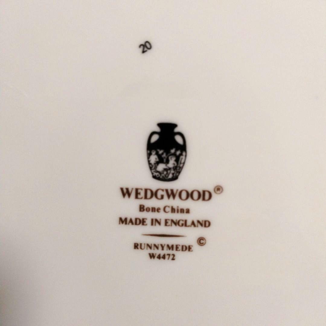 【WEDGEWOOD】ラニーミードシェル&フラワー柄大皿2枚