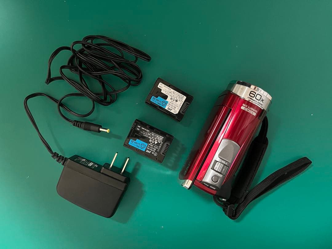 JVC GZ-E235-RフルHDビデオカメラ レッド