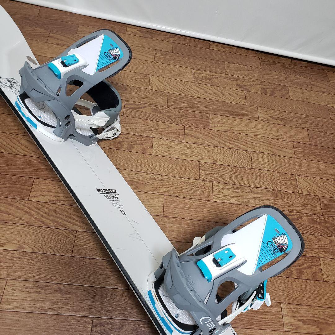 NOVEMBER Artist SALOMON 150cm スノーボードセット