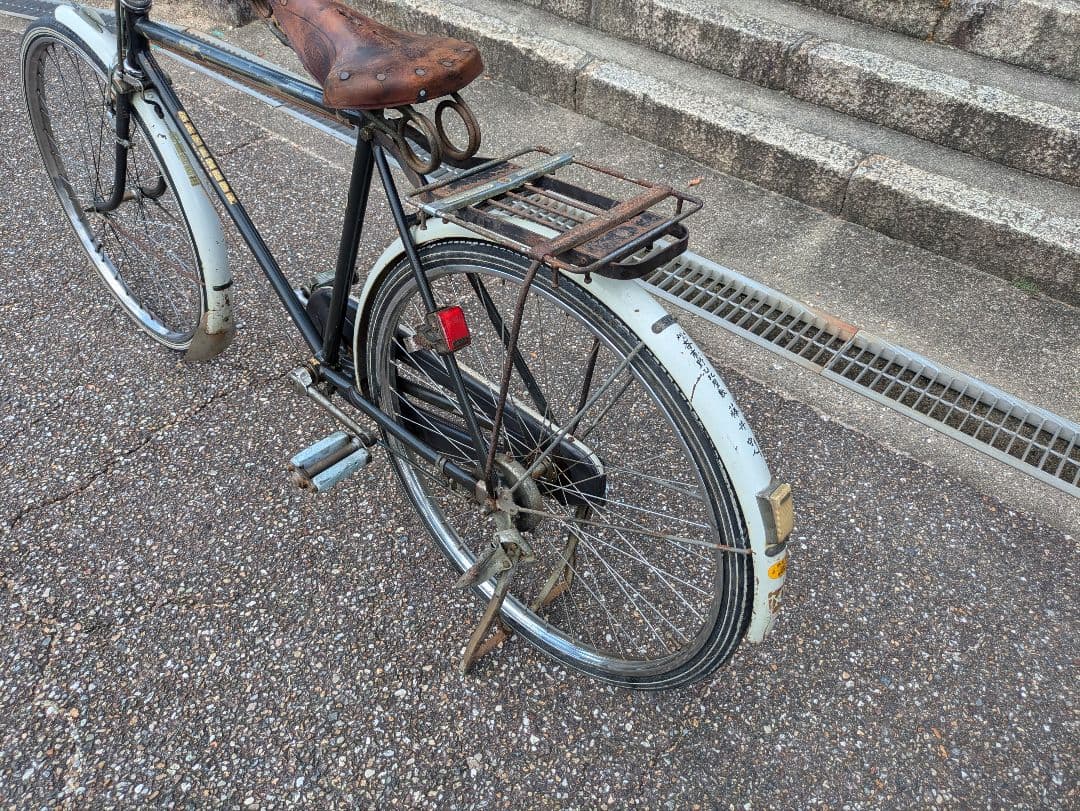 片倉シルク 実用車 レトロ 自転車 ロッドブレーキ　運搬車　ビンテージ