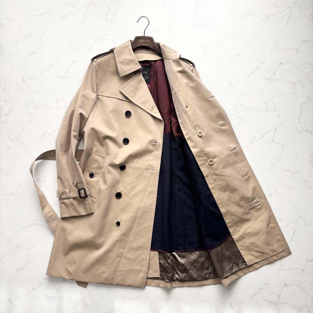 サンヨー 100年コート スタンダード ロング丈 ライナー ベージュ LL