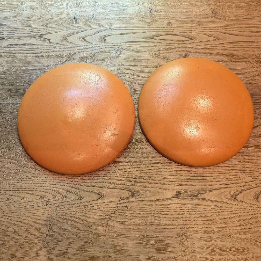 宝楽皿 片面本金箔貼り素焼き 2枚1組×5 計10枚