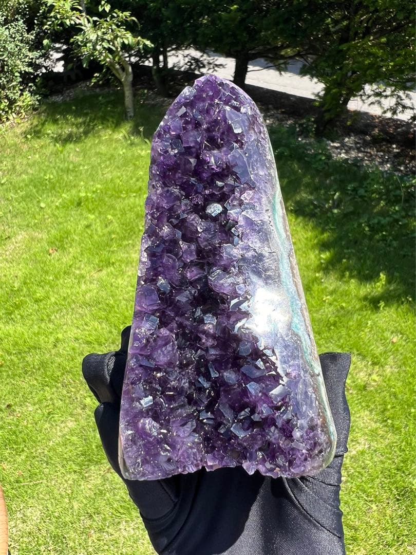 A727 高品質アメジストドーム クラスター ウルグアイ産 パワーストーン