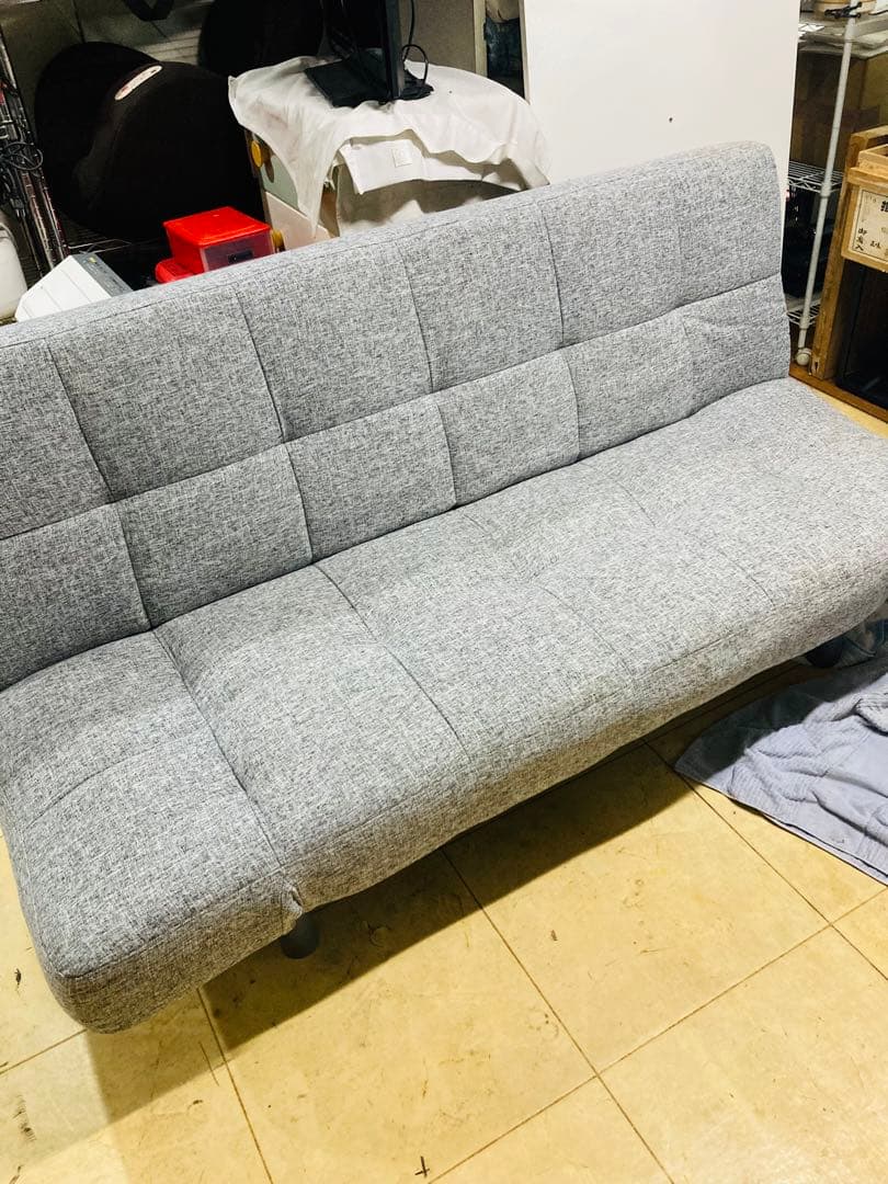 ニトリ NITORI ソファーベッド マークスAM GYグレー