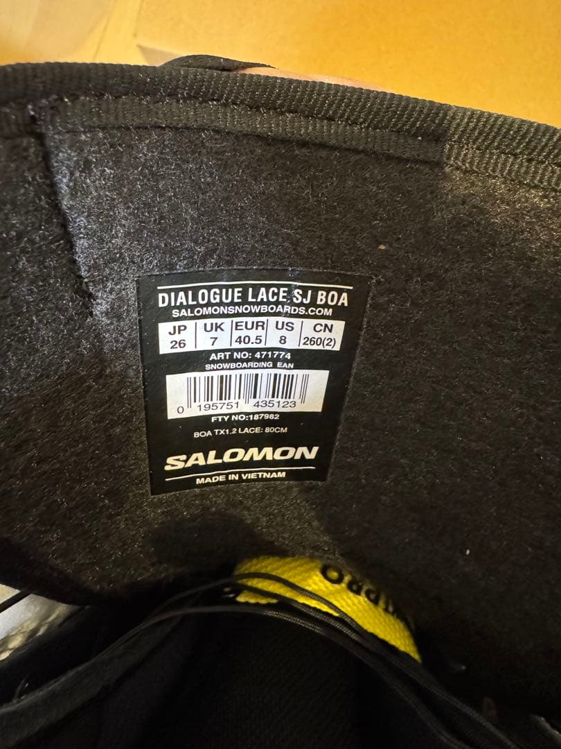 SALOMON ソフトBOAブーツDIALOGUE LACE SJ BOA
