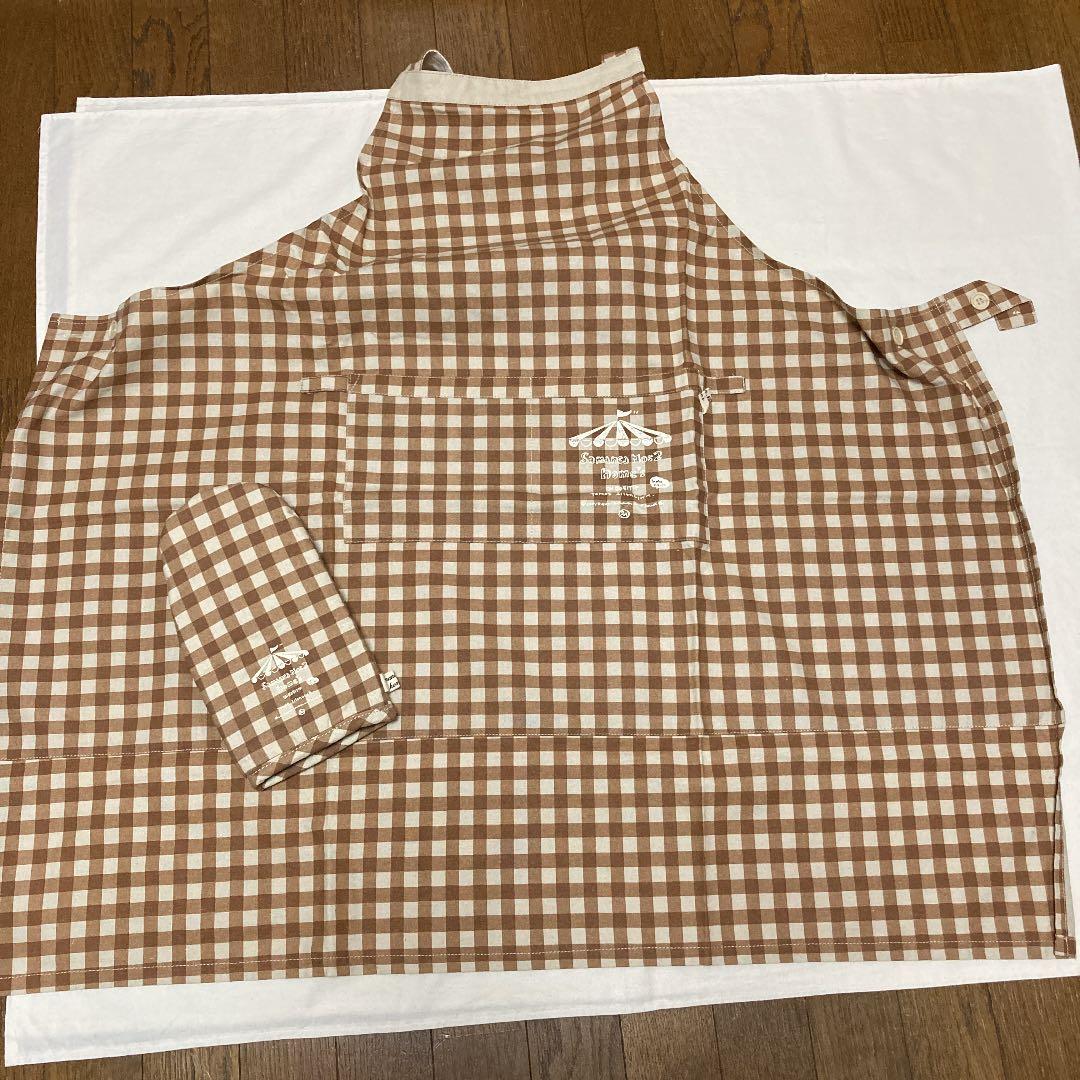 サマンサモスモス  's ミトン　エプロン　チェック柄