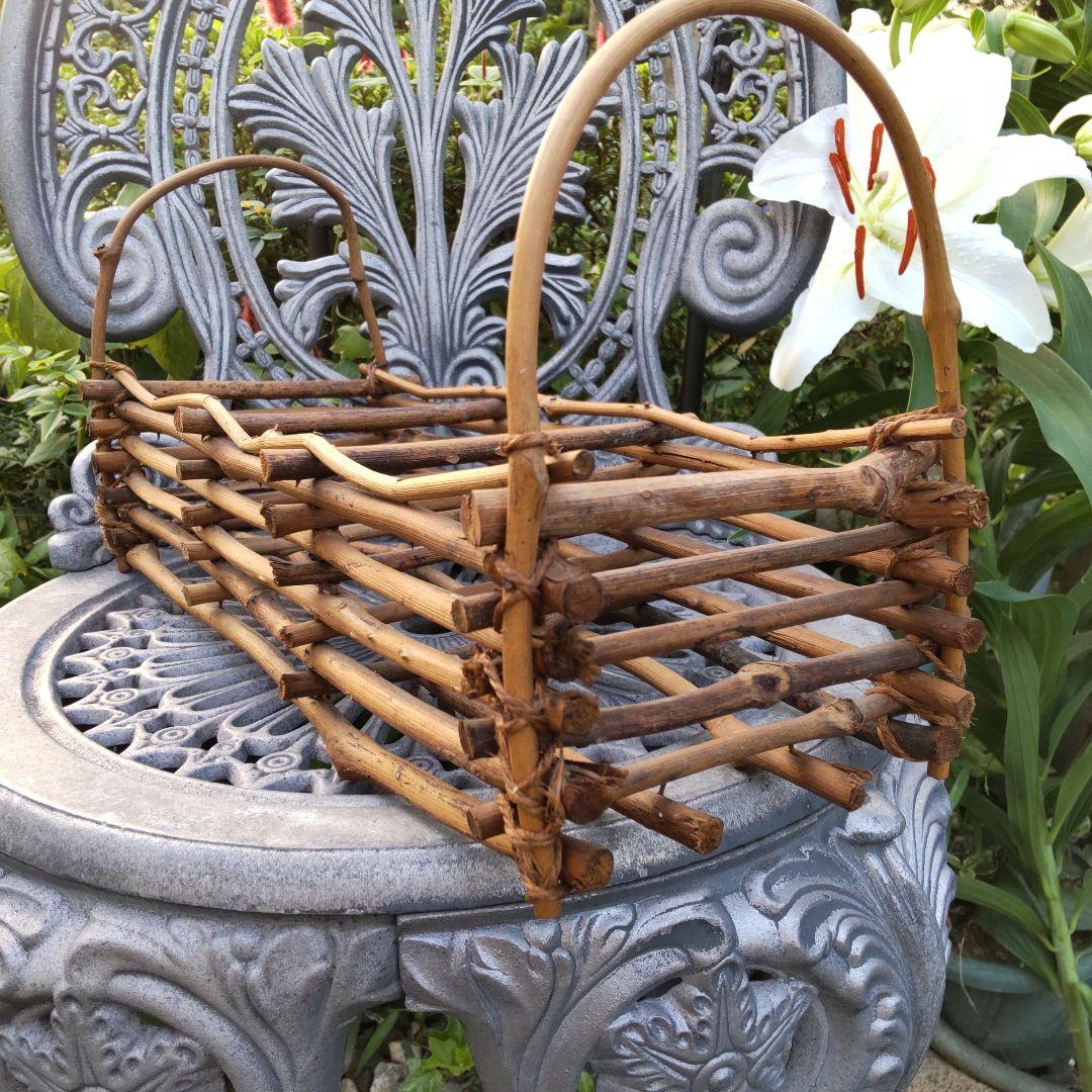 【籐バスケット♥5点商品】ラタンかご大円柱形籠ワイヤーカゴ観葉植物鉢カバー物入れ