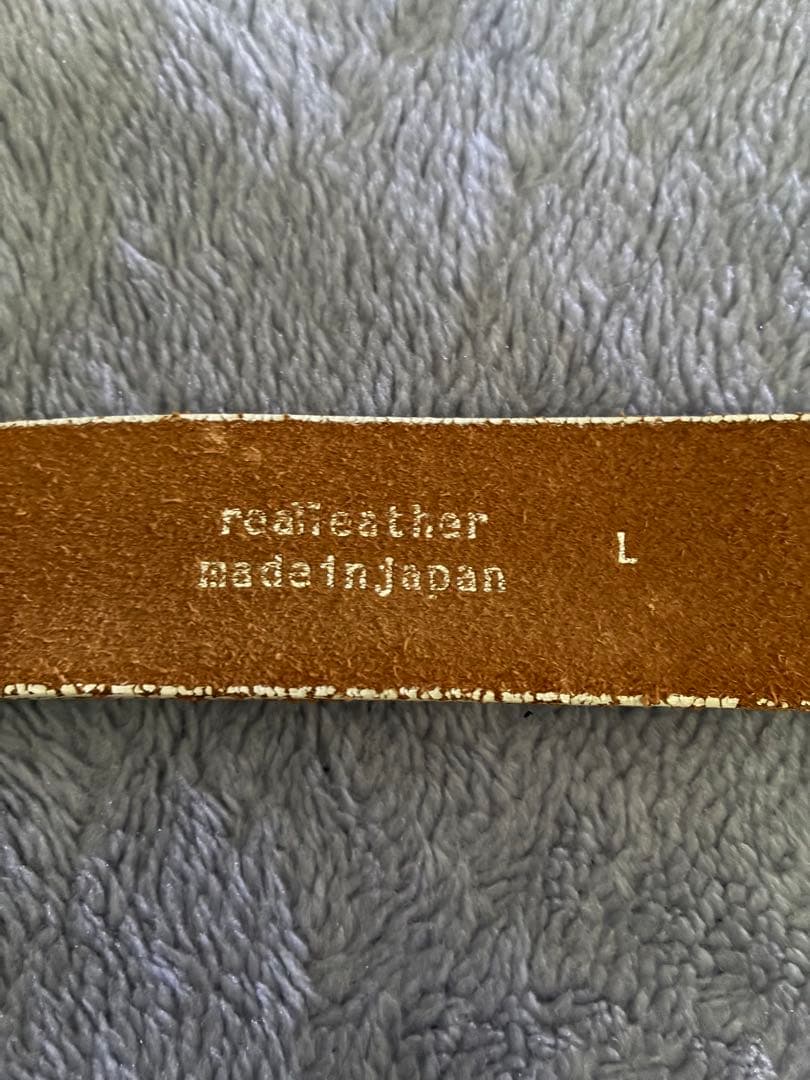 A BATHING APE ベルトロゴ マルチカラー レザー ベルト