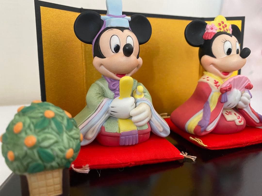 ヴィンテージ　ディズニー雛人形　三人官女 五人囃子　お雛様