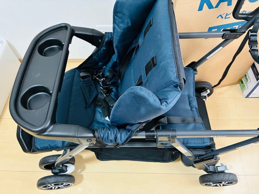 ベビーカー　二人乗り　カトージ　KATOJI