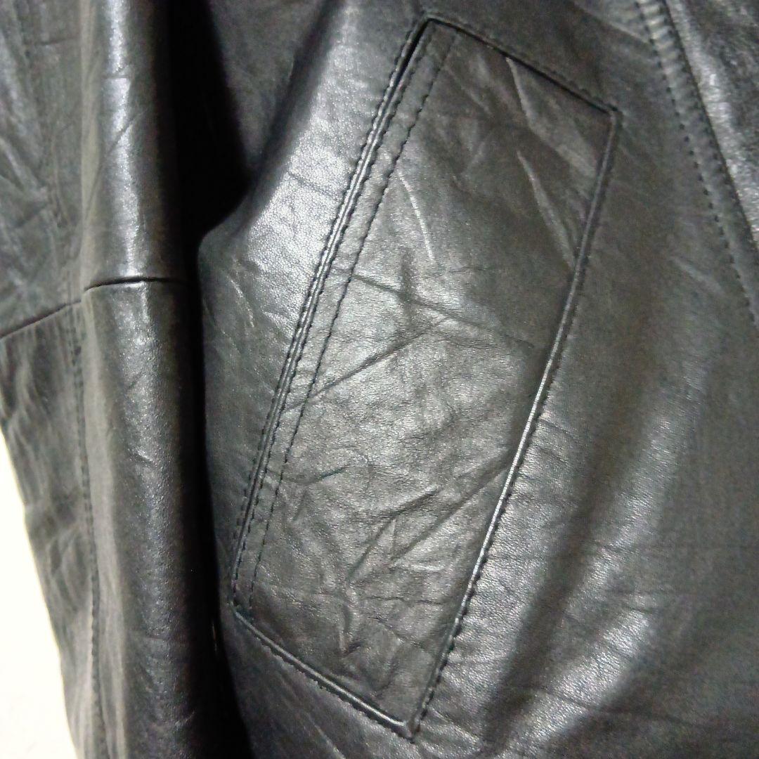 【YOUSED サイズ1】 ユーズド オールレザードライバーズジャケットリメイク