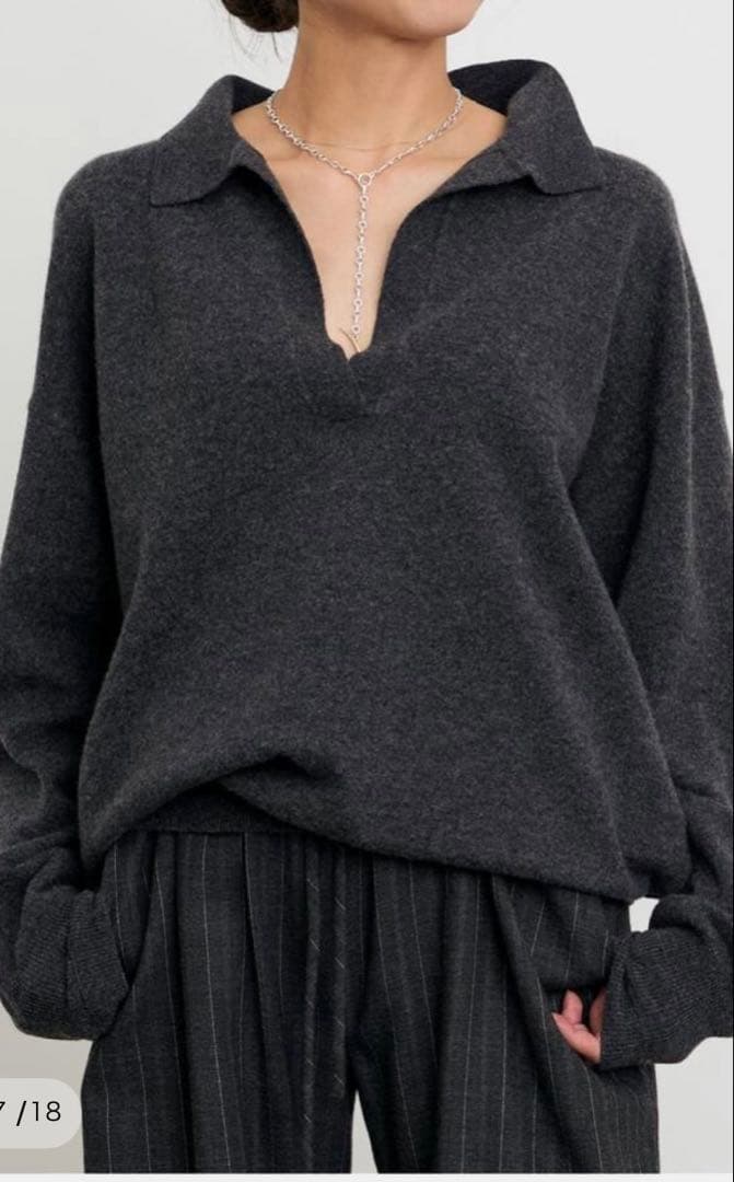 L'Appartement スキッパーニット