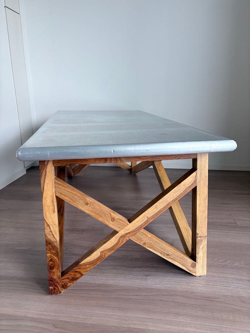 wtw ダブルティー　マーベリックス コーヒーテーブル アルミ ローテーブル