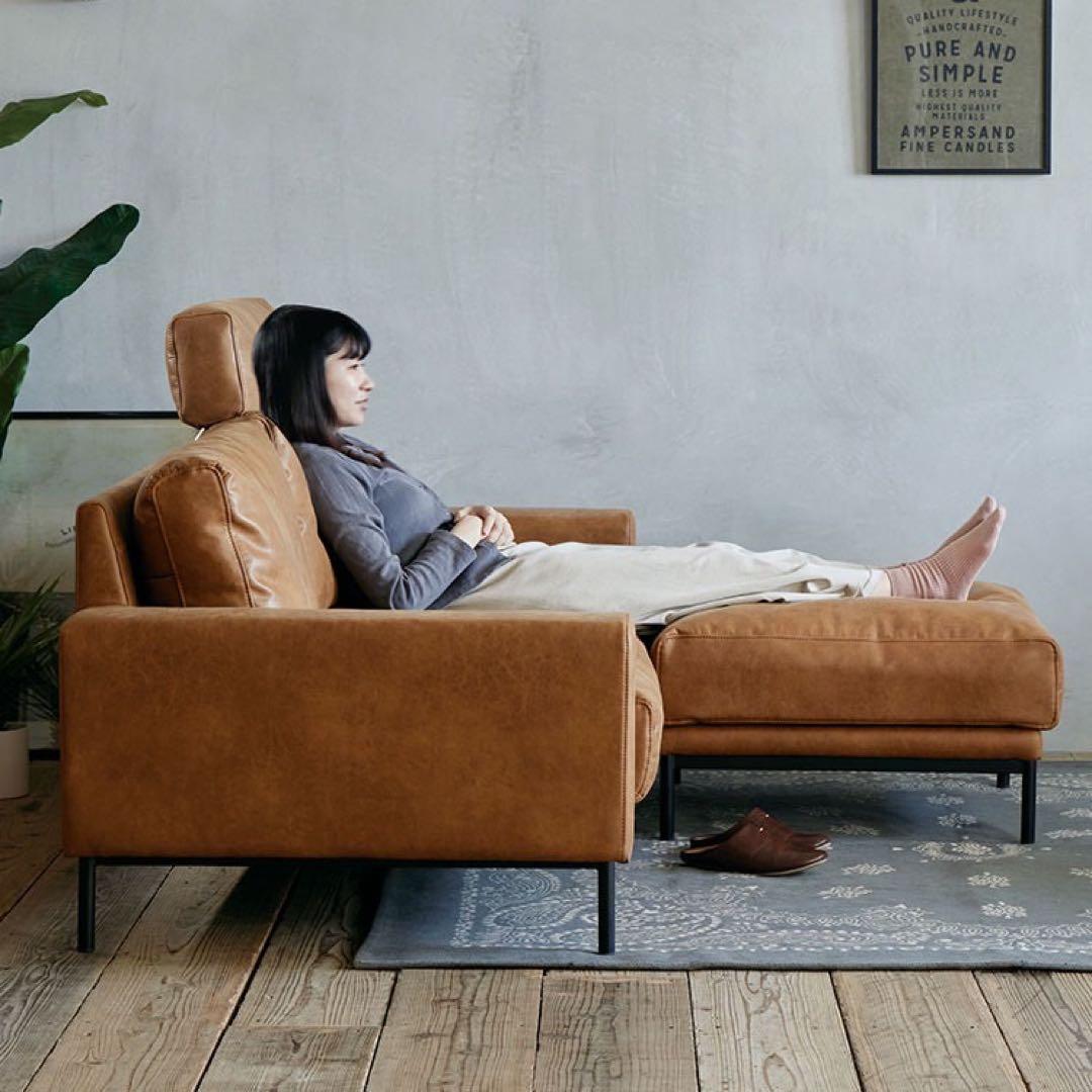 関家具 PLUTO ブラウン オットマン