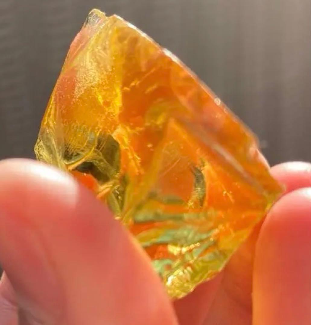 【レモンイエロー】アンダラクリスタル シエラネバダ産 36g 原石