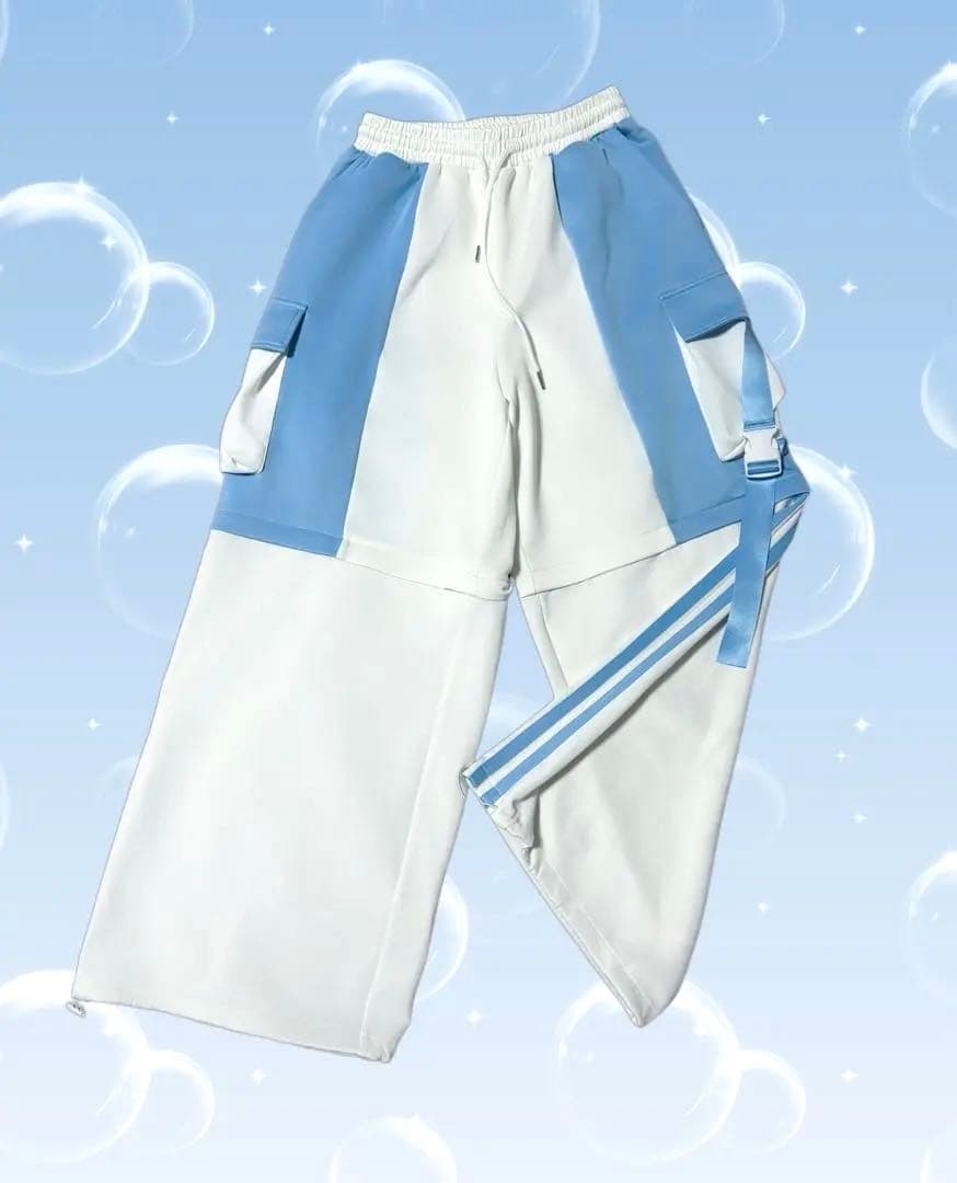 完売品 Amilige バイカラージャージパンツ