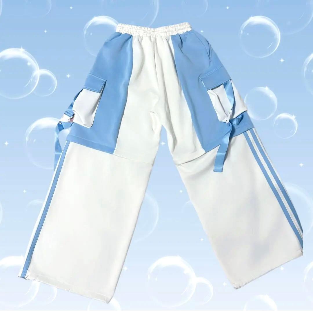 完売品 Amilige バイカラージャージパンツ