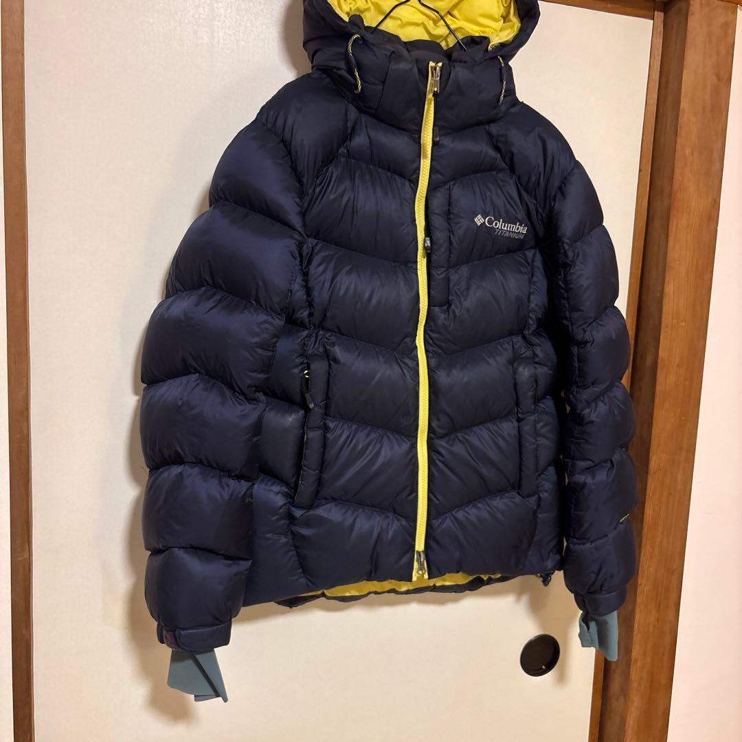 【美品】Columbia コロンビア フードダウンジャケット レディースL
