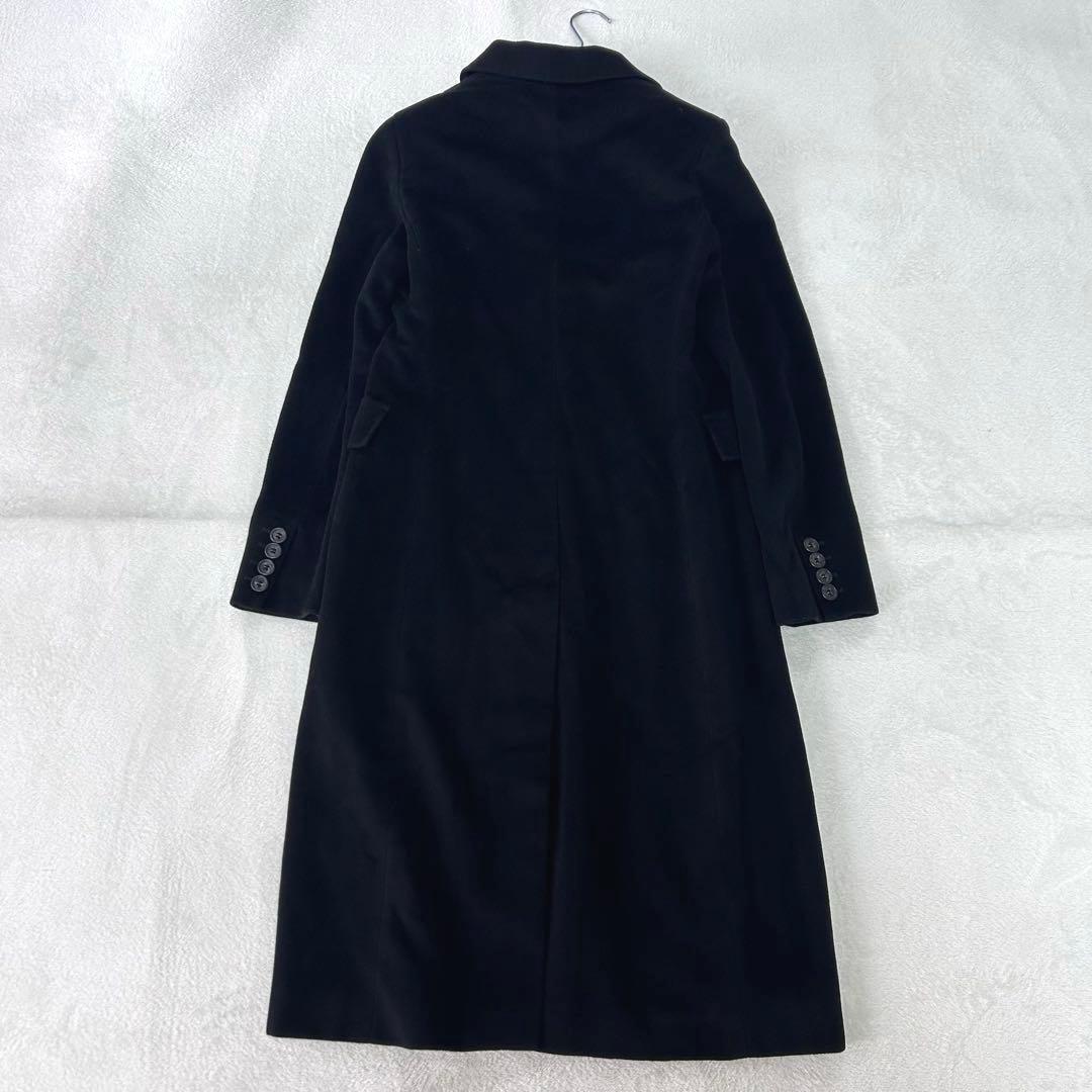 美品✨マックスマーラ　銀タグ　ステッチ　ロング丈　艶感　綺麗めロングコート　38