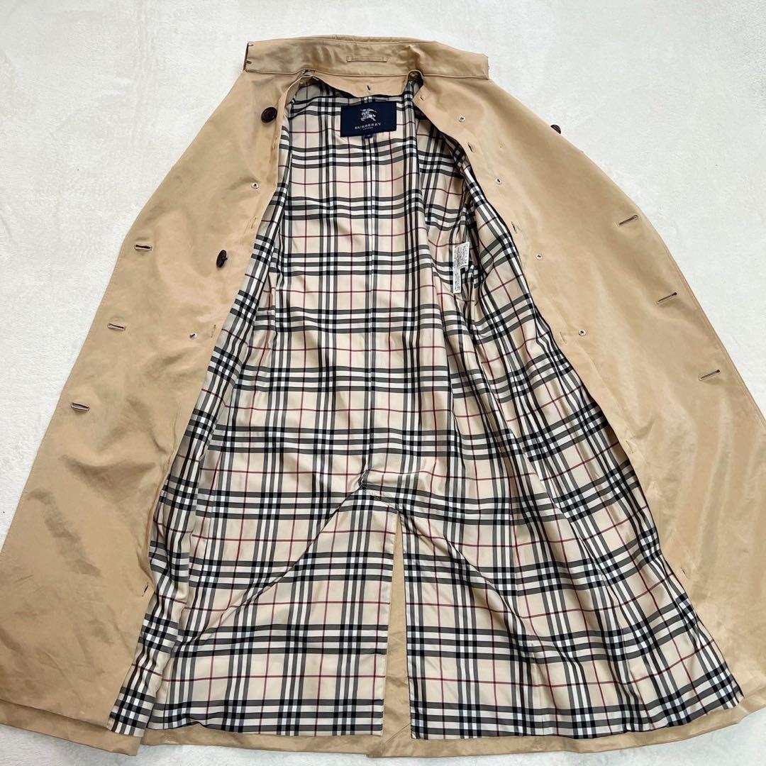 バーバリーロンドン　トレンチコート　ノバチェック　キルティングライナー　40