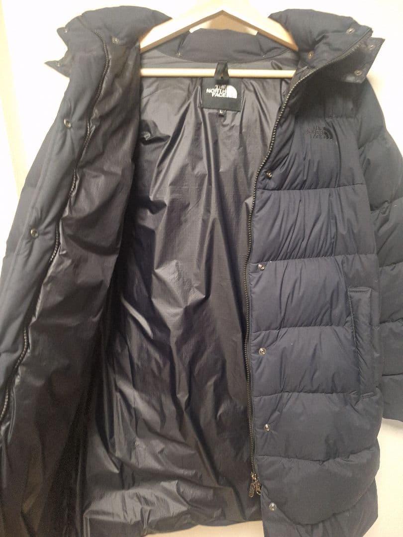 【Chita】THE NORTH FACEフード付きダウンコートLネイビー