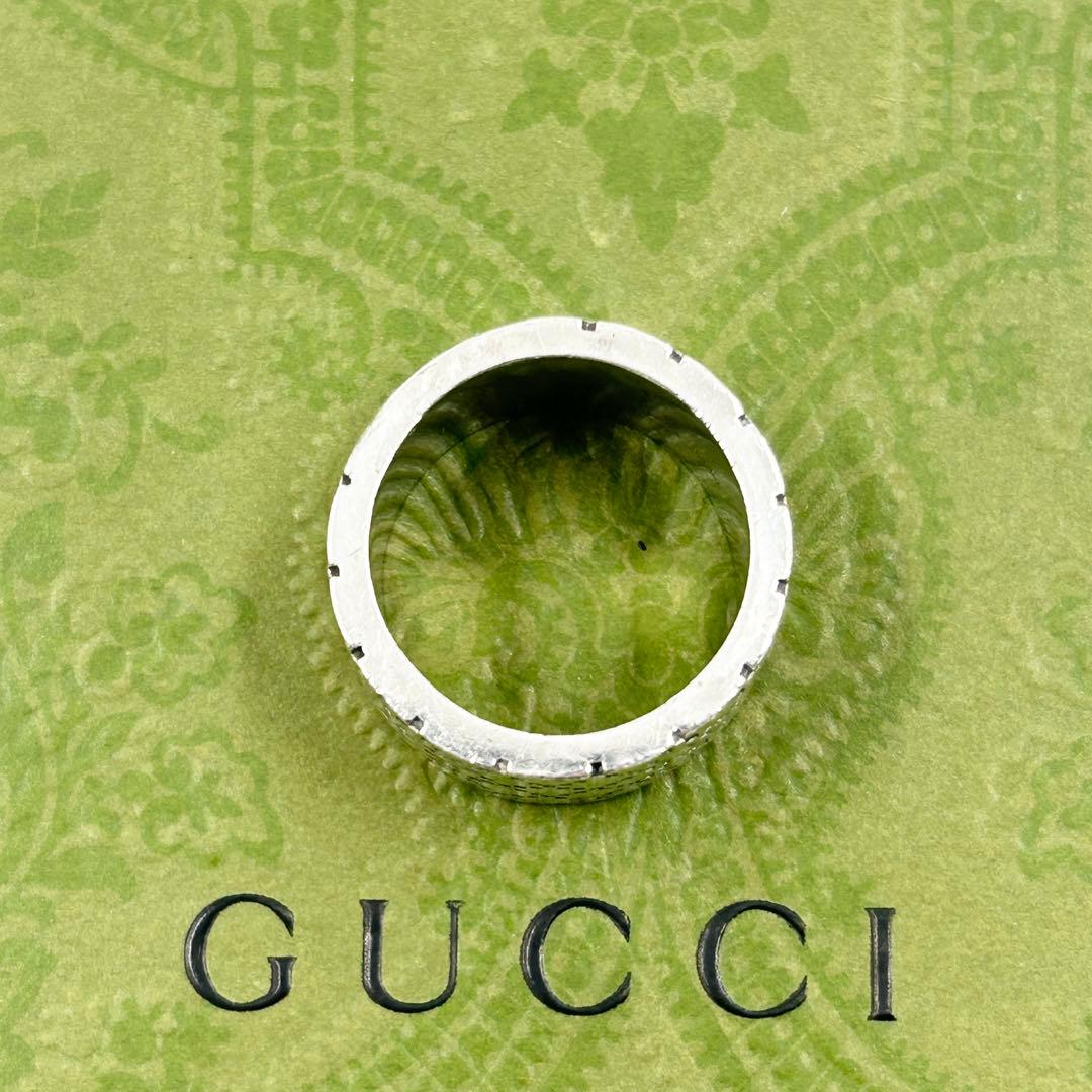 希少✨　グッチ　GUCCI リング　ディアマンテ　シルバー　Ag925 16号