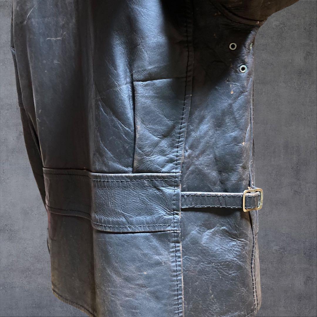 80s Vintage SamWalker シングルライダース エアロレザー馬革