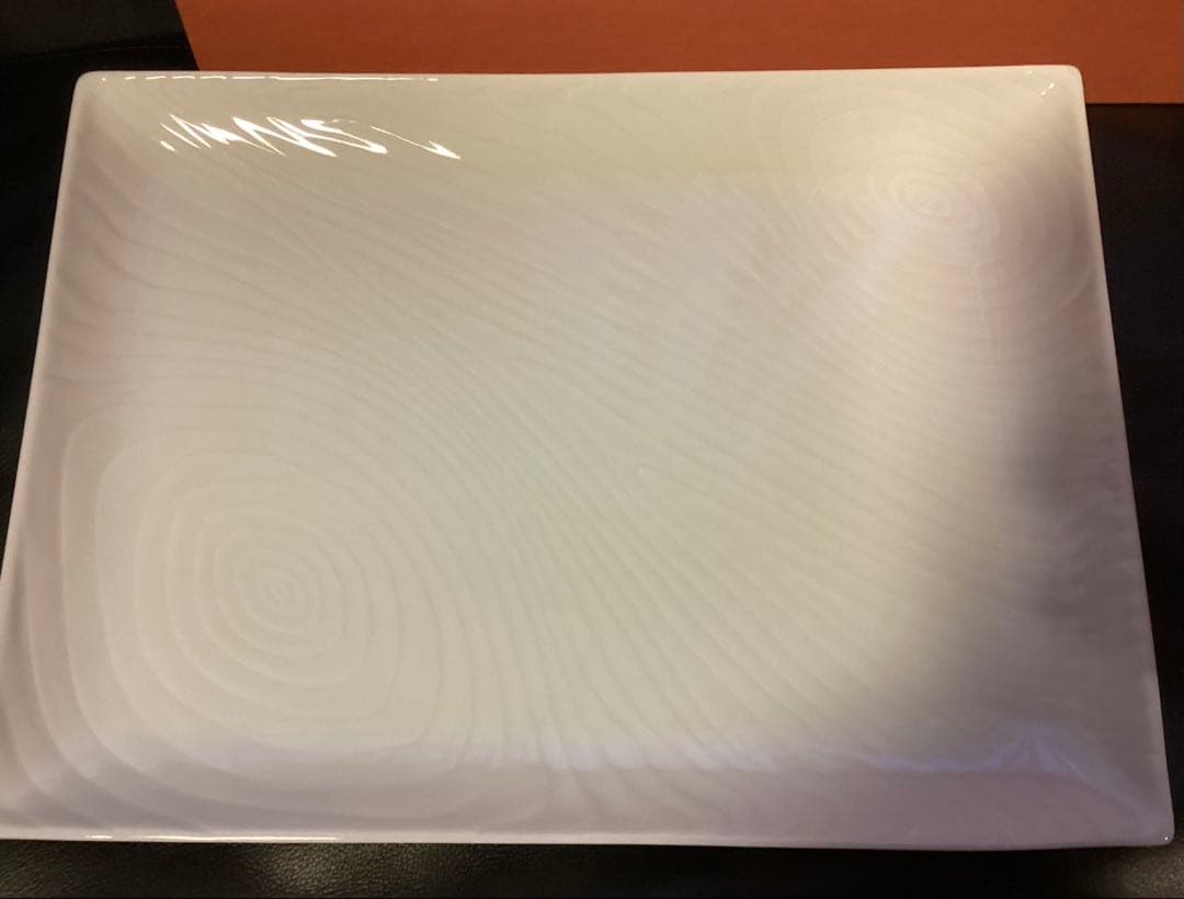 たち吉　橘吉　大角皿　白磁木目　５枚セット　上品な美しい白磁の皿　未使用