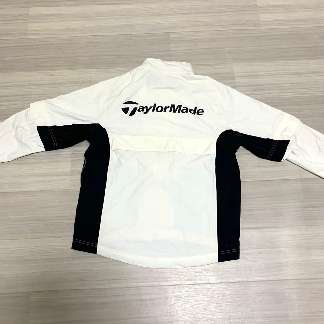 【美品】Taylor Made レインウェア セットアップ M 白/黒 収納袋