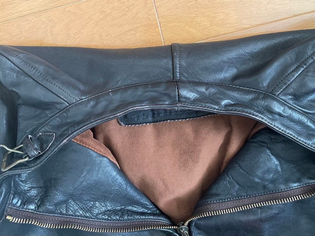 【48】Emporio ARMNI ライダースジャケット