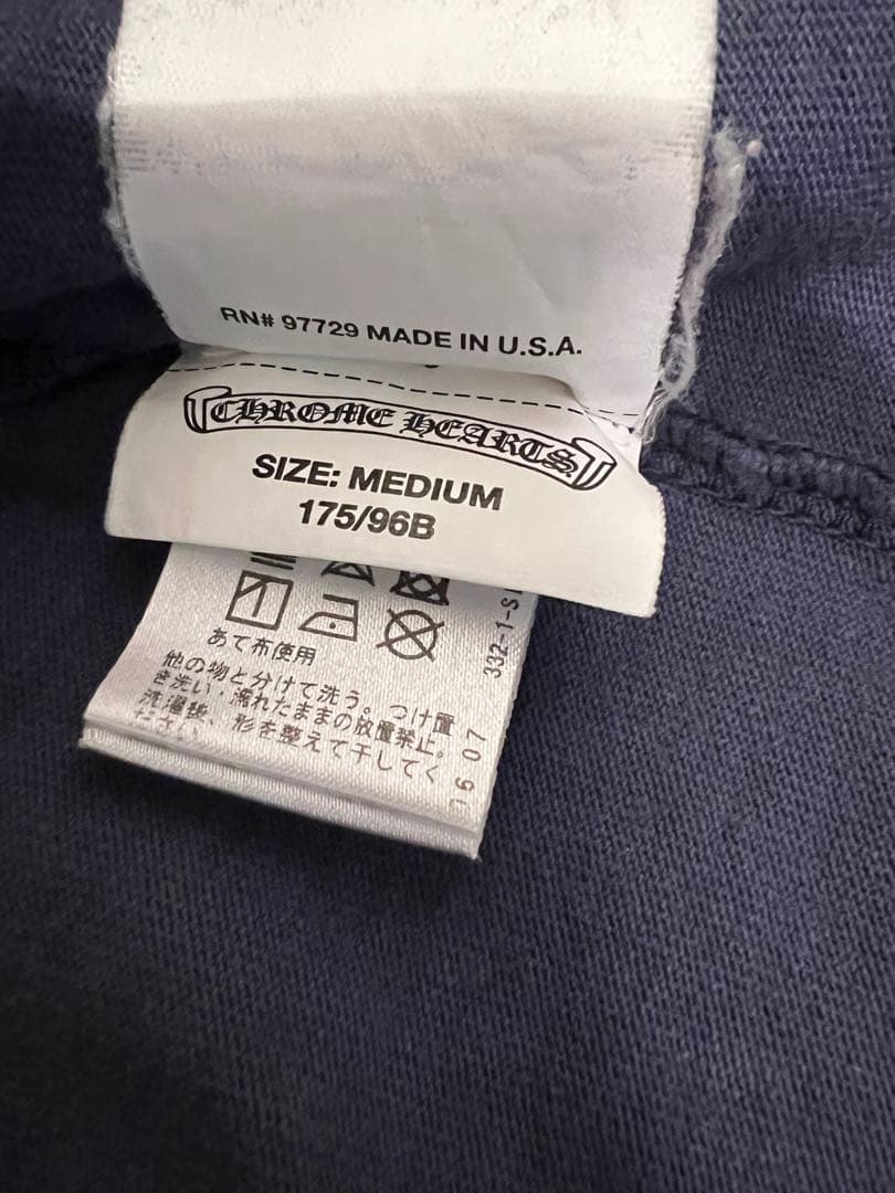 クロムハーツ　マッティボーイ　長袖Tシャツ　ロンT ネイビー