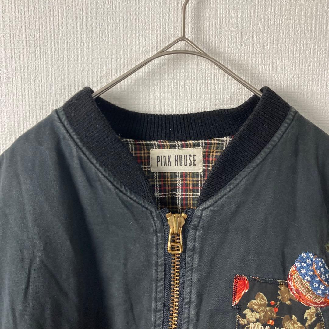 512 PINKHOUSE ma-1 ストロベリー　ジャム　ラズベリー　派手