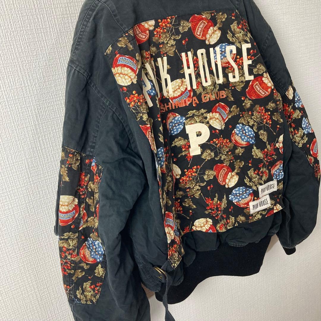 512 PINKHOUSE ma-1 ストロベリー　ジャム　ラズベリー　派手