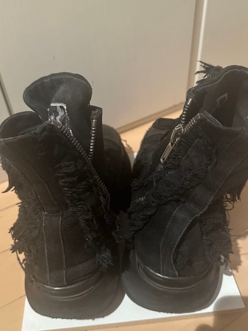 Rick owens drkshdw abstract ブラック ブーツ