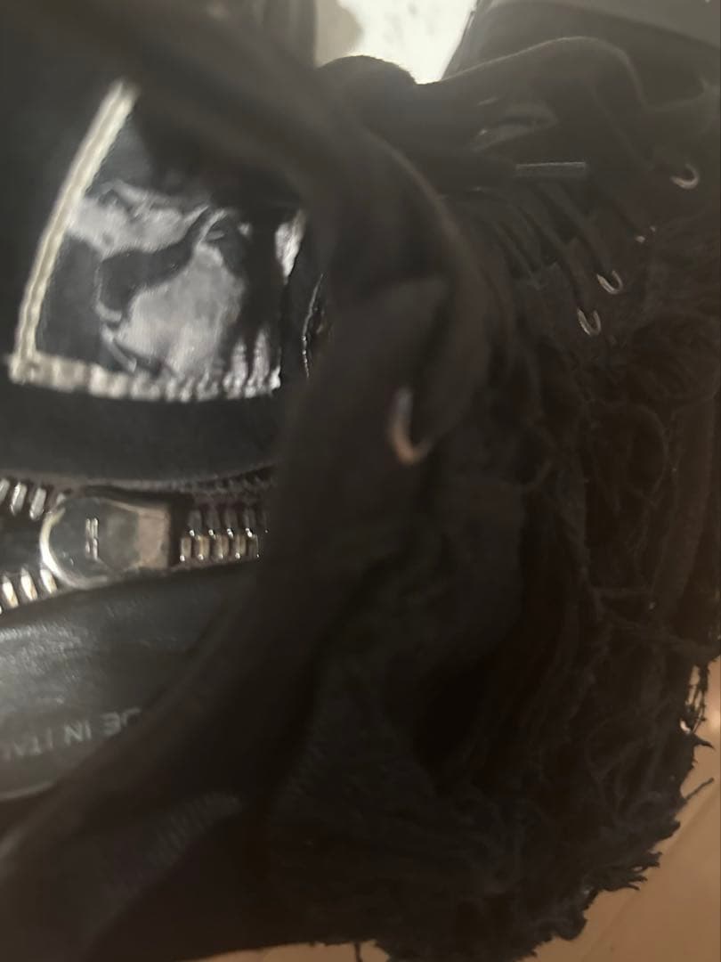 Rick owens drkshdw abstract ブラック ブーツ