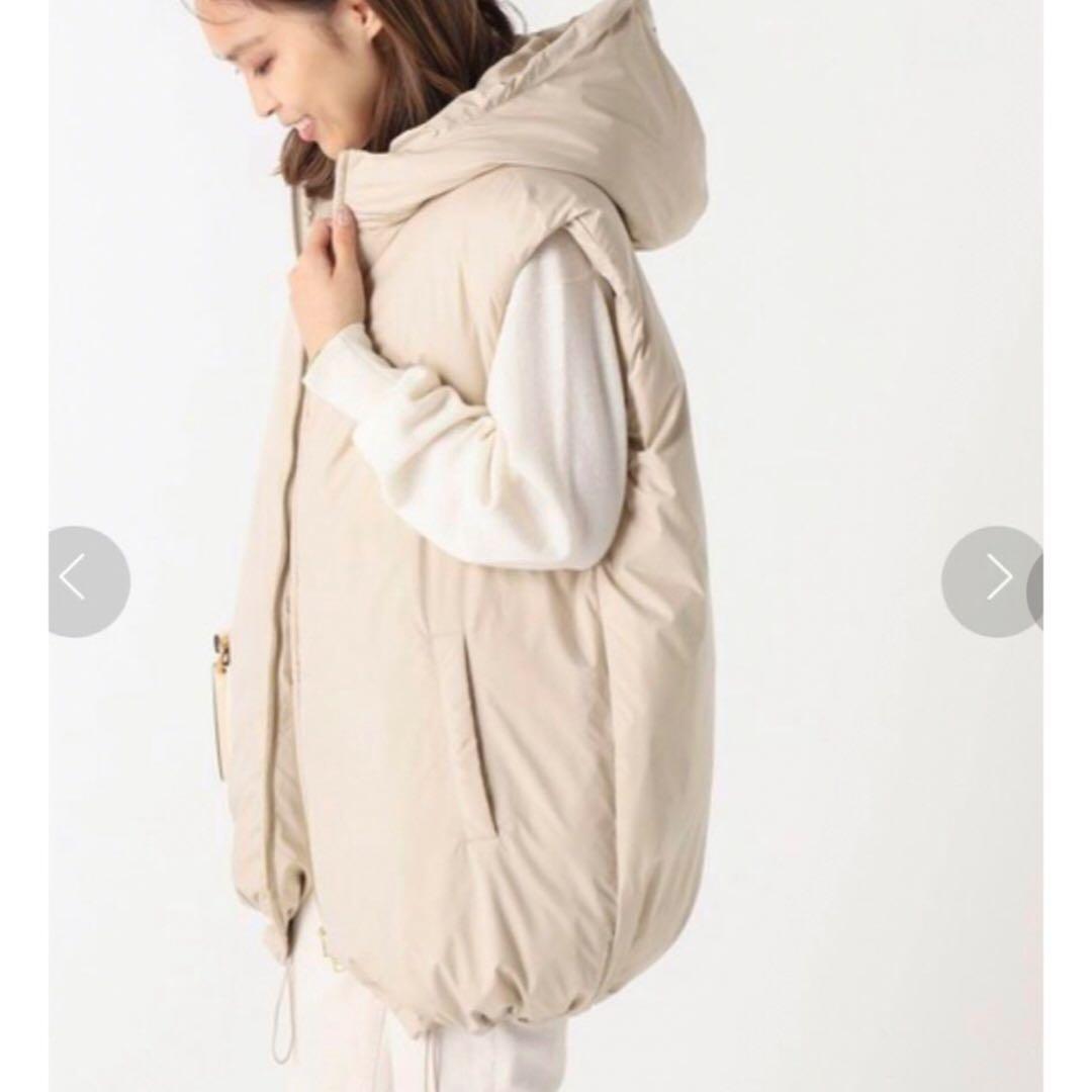 ドゥーズィエムクラス EVERYDAY I LIKE.中綿ロングベストCALUX