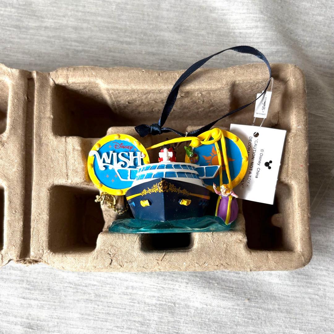 【新品】Wish号限定 クリスマスオーナメント ディズニークルーズ