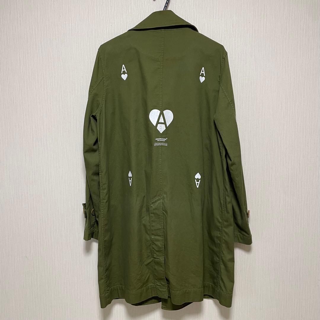 UNDERCOVER トレンチコート　カーキ