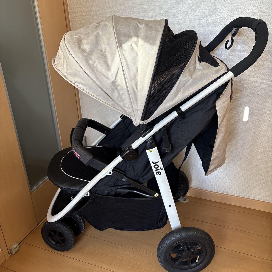 oie ベビーカー ライトトラックスエア クッション付（カシュー）