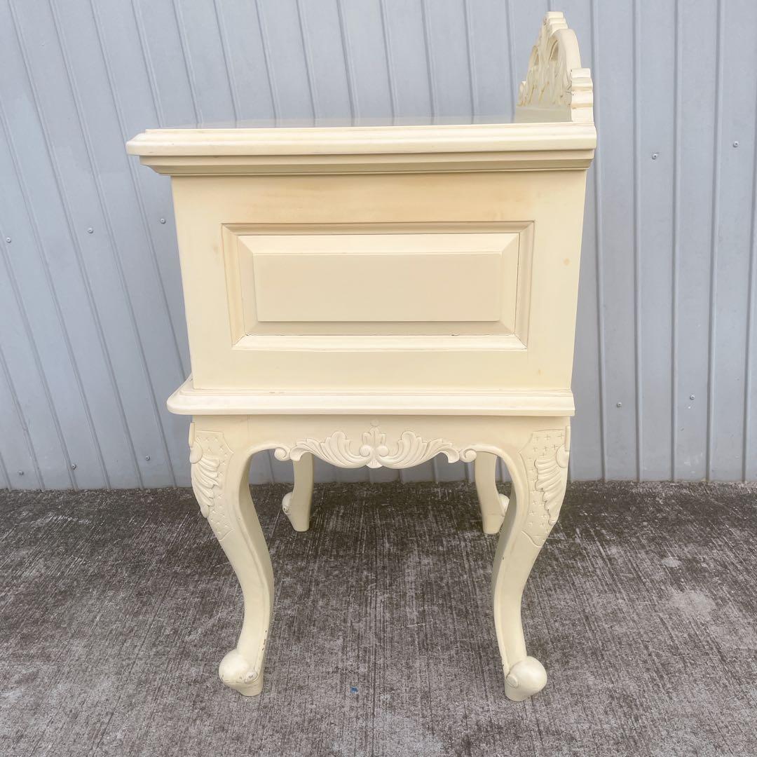 【希少】アンティーク調 キャビネット 猫脚 チェスト サイドボード 彫刻家具