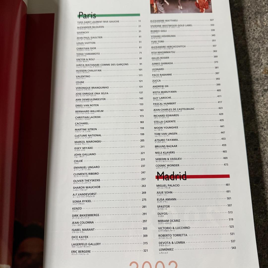 gap COLLECTIONS 2002SS paris ギャップ パリコレ