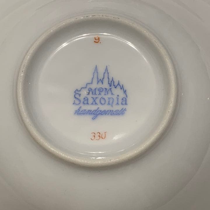 MPM Saxonia ドイツ製　ボウル プレート 4枚セット