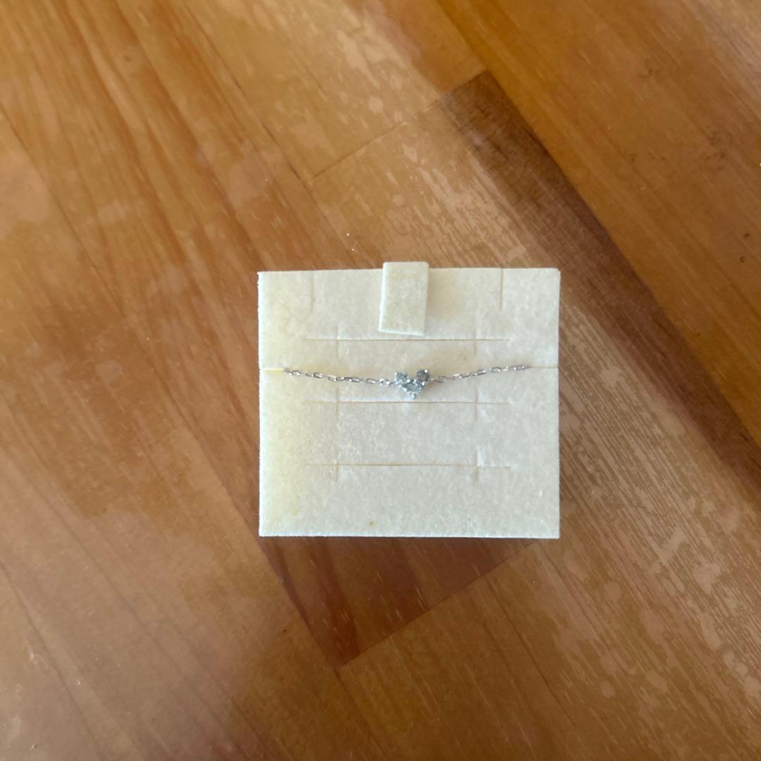 ゆ*国様 canal４℃10Kホワイトゴールドブレスレット