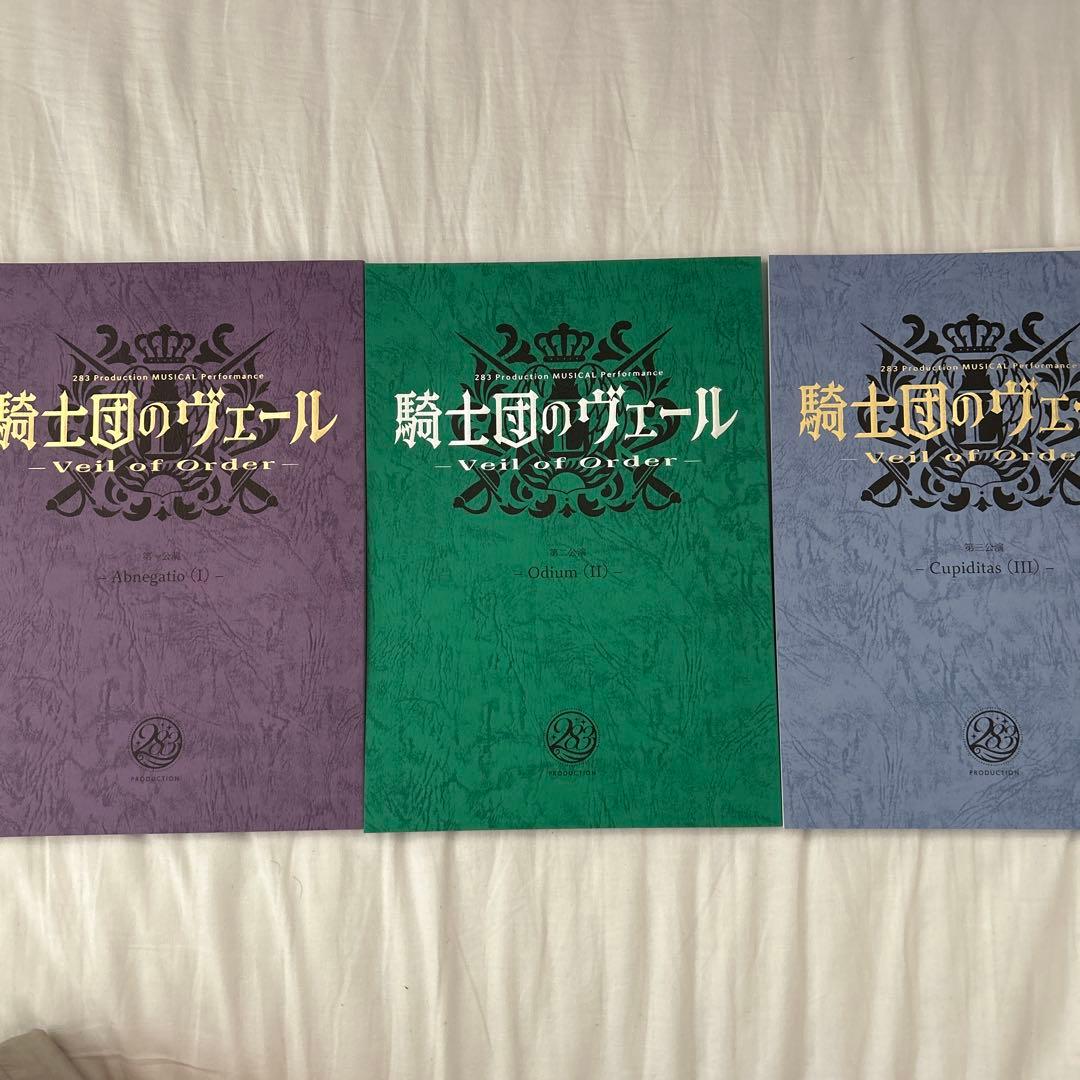 騎士団のヴェール 特典 脚本 3冊